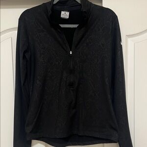 Nike Pro Dri-FIT Black Top - Half Zip - Women’s Large